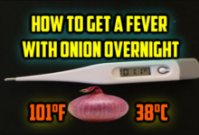 how to get fever with onion